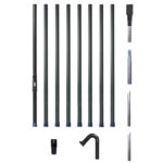 Easy Clean Galaxy renssystem för hängrännor - komplett 9 meter