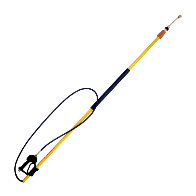 Teleskopisk lans i glasfiber 6,90 m.